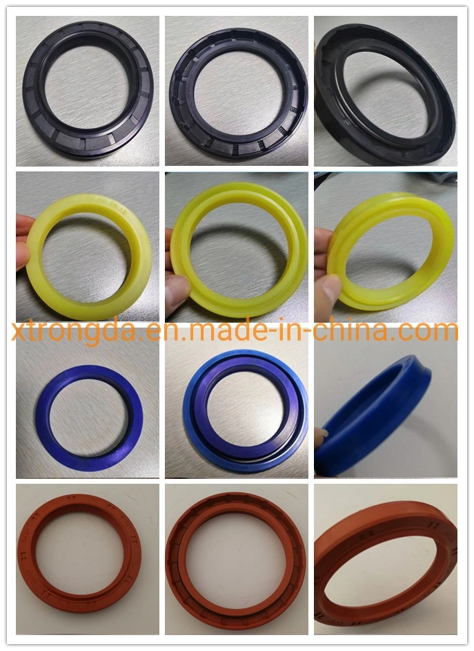 Metric Oil Shaft Rubber Seal Double Lip NBR FKM Tc Rubber Oil Seal for Cranshaft/Auto/Tractor/Valve/Hydraulic Pump Various Size