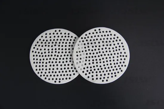 Strato filtrante in PTFE per esperimenti di resistenza chimica