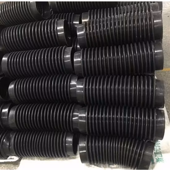 Soffietti con boccola in gomma, soffietti antipolvere, soffietti con manicotto in gomma